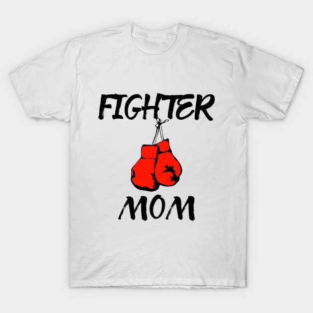 Boxing Fighter Mom T-Shirt by coloringiship